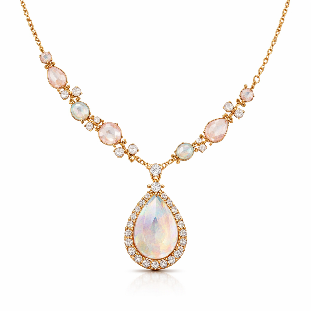 Aurora Drop Pendant Necklace