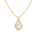 Opaline Teardrop Necklace